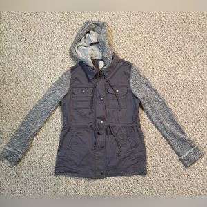 Hooded utilities jacket